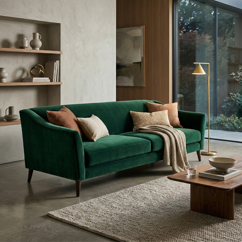 मखमली सोफा कपडा: गुणस्तर र डिजाइनको लागि सिफारिस गरिएको छनोट?