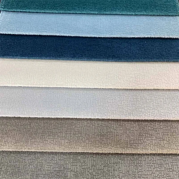 सादा ठोस सेनिल सोफा कपडा